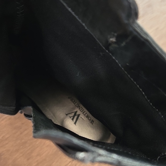 Worthington Sleek Black Ankle Booties - Picture 7 of 9